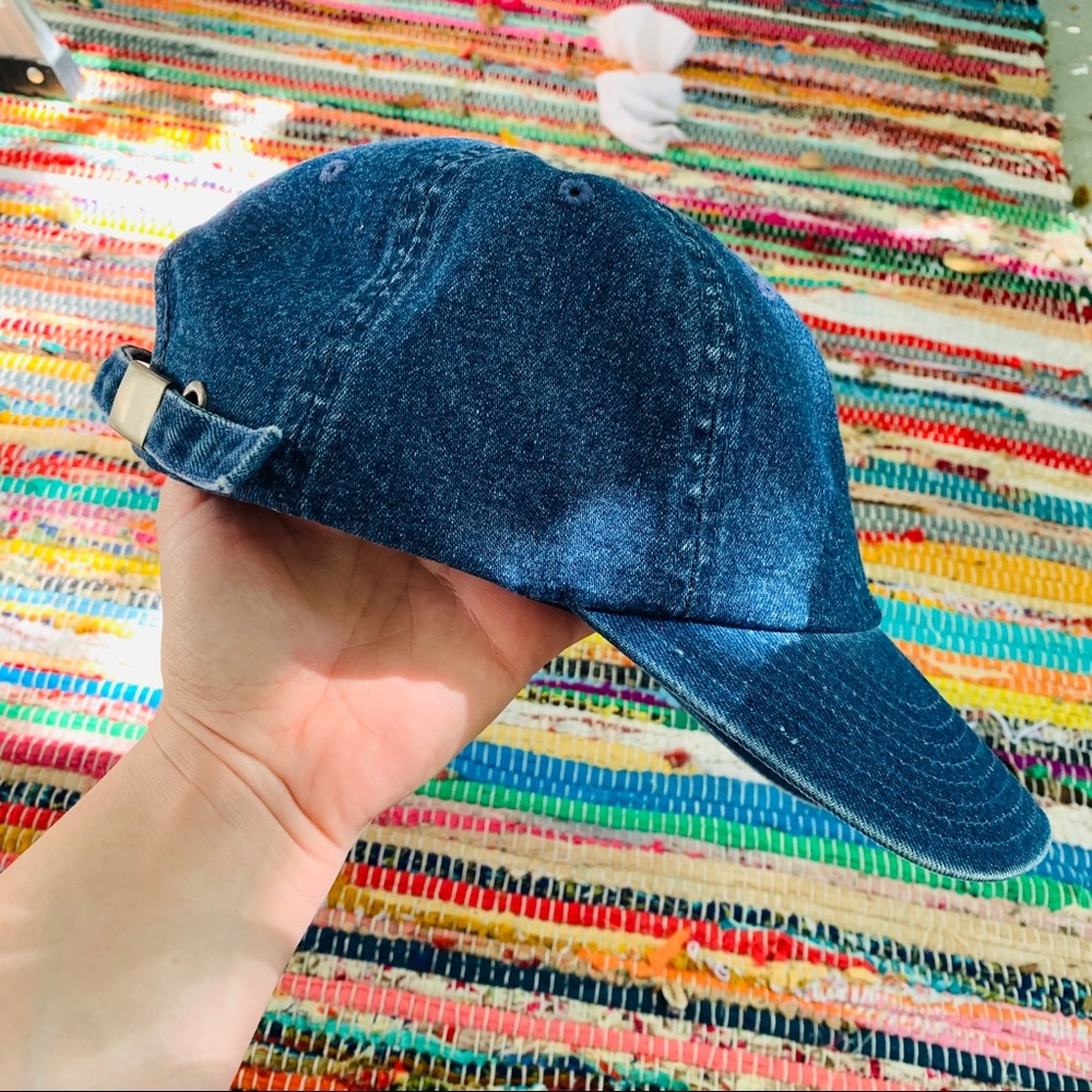 ๐ค Denim Baseball Hat - Picture 2 of 5